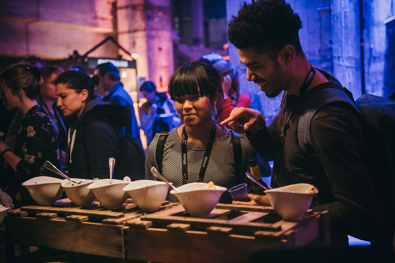 StudioNOW for Zalando, Vizions, Kraftwerk, Berlin, Menschen, Konferenz, Food, Drinks