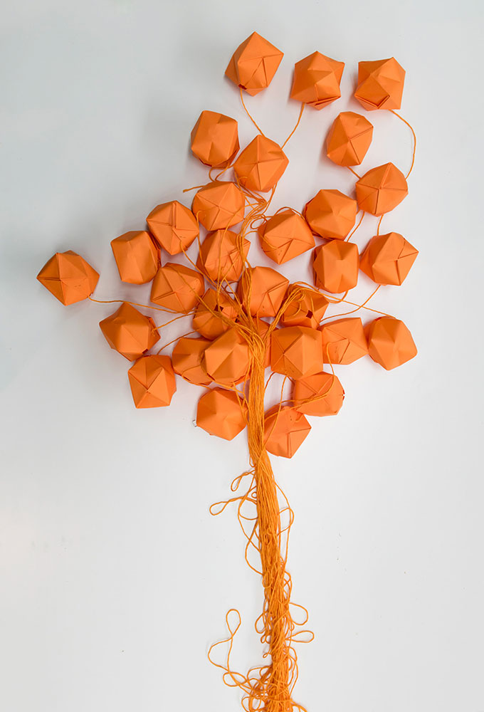 StudioNOW, Bikini, Bikini Berlin, Installation, Kunst, Origami, Farben, Farbenfroh, Mademoiselle Maurice