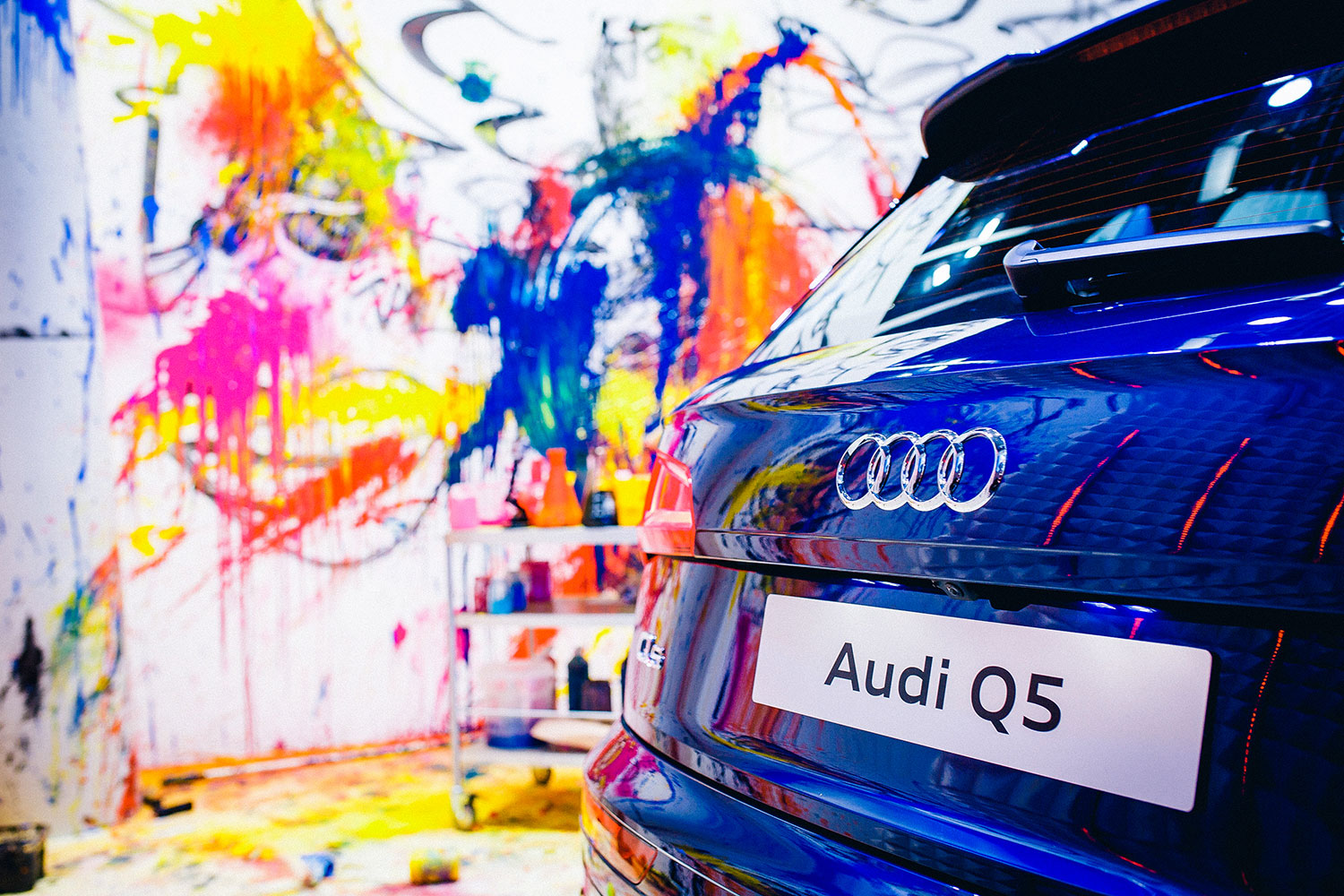 StudioNOW, audi, q5, premiere, Audi q5, auto, auto-city, Anton Unai, Art, Color, colorful, paint
