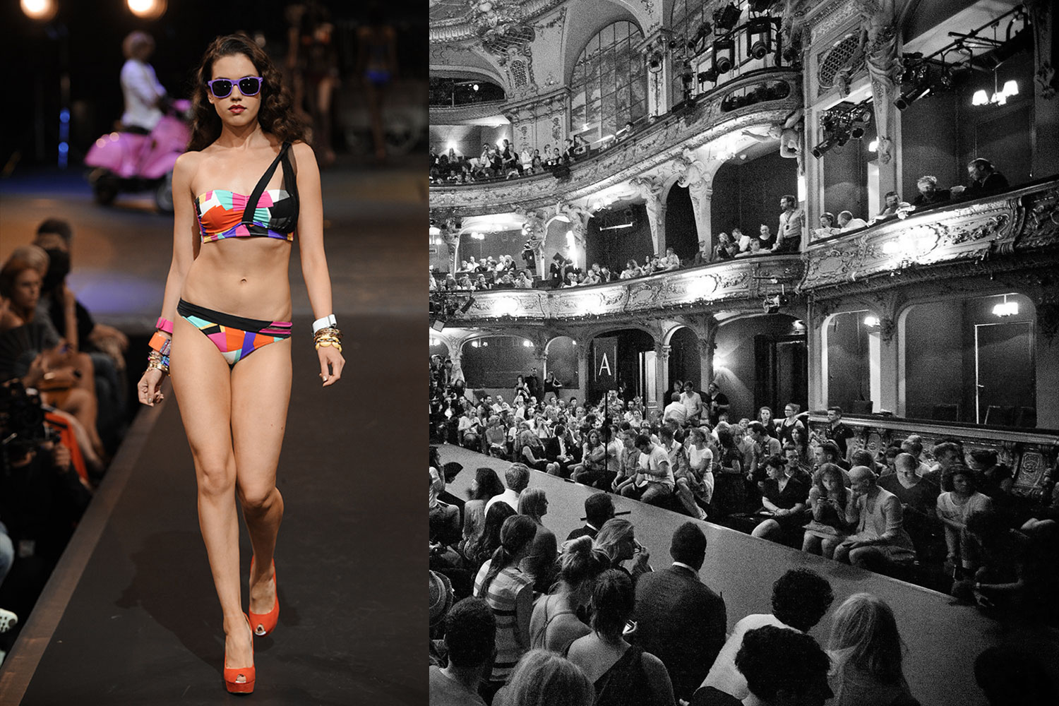 StudioNOW, Hunkemöller, underwear, Unterwäsche, Sylvie van der Vaart, Raphael van der Vaart, Carolina Vera, Catwalk, Laufsteg, Models, Fashion Week, Berlin